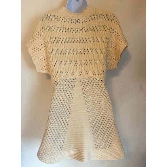 Calvin Klein Size Large color; Bleached Sand Croched Top Boho Style - Picture 10 of 14